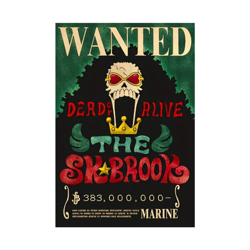 Framed Wanted Dead Or Alive The Skbrook Paper Poster - (42X30CM) ملصق